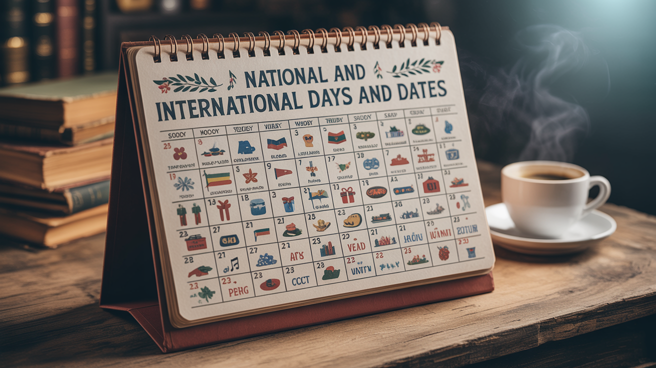 Important National and International Days and Dates